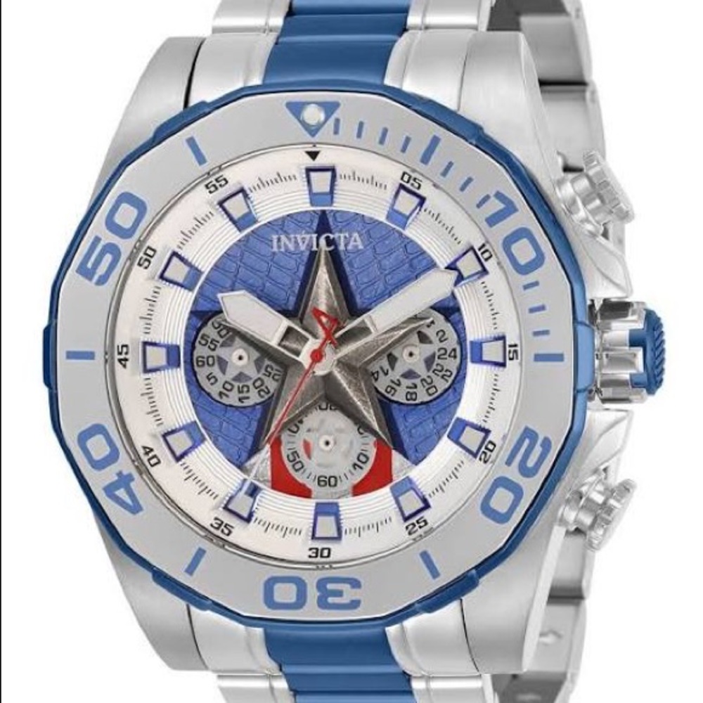 Invicta Marvel Captain America Chronograph Quartz Men's Watch